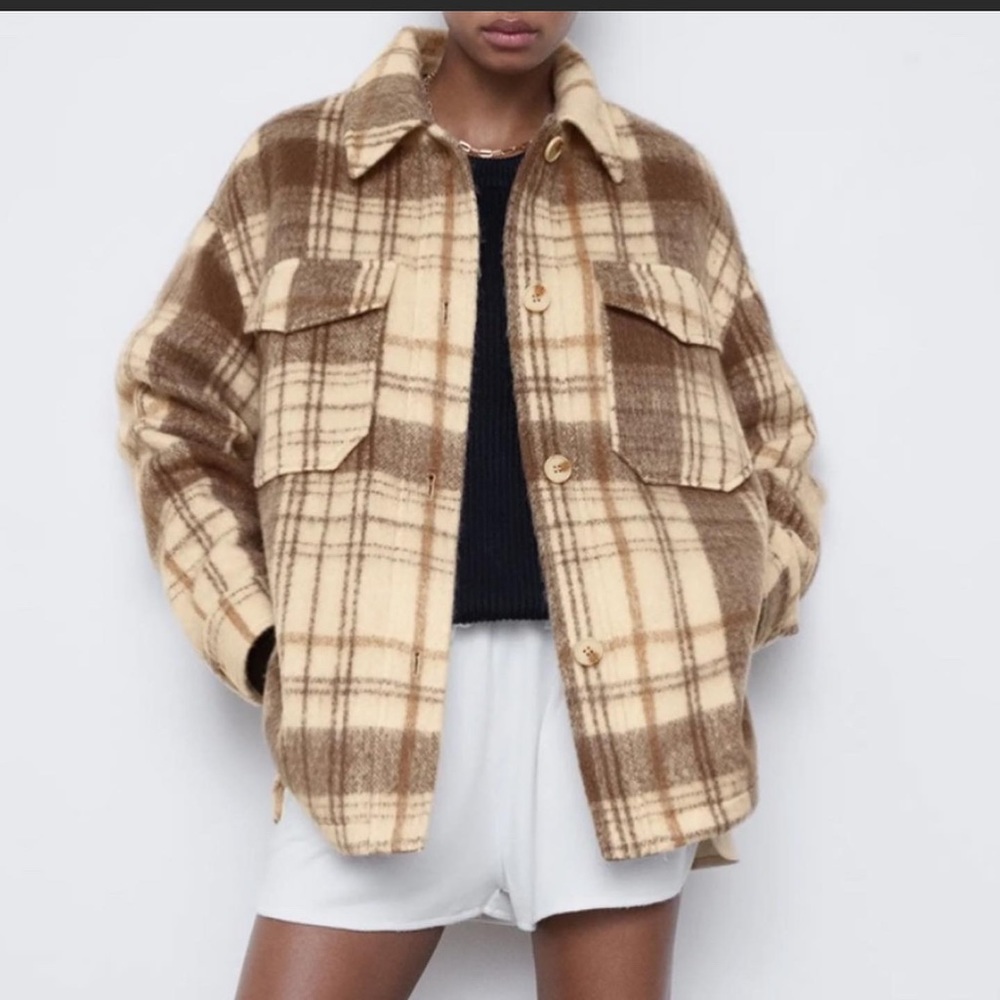 Zara shirt jacket